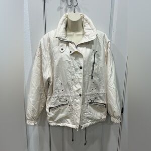 Women's Cream Jacket Killy ski jacket size 8